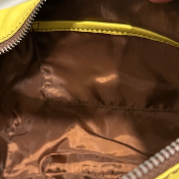 Free People Real World Leather Yellow Leather Shoulder Bag - Picture 6 of 7